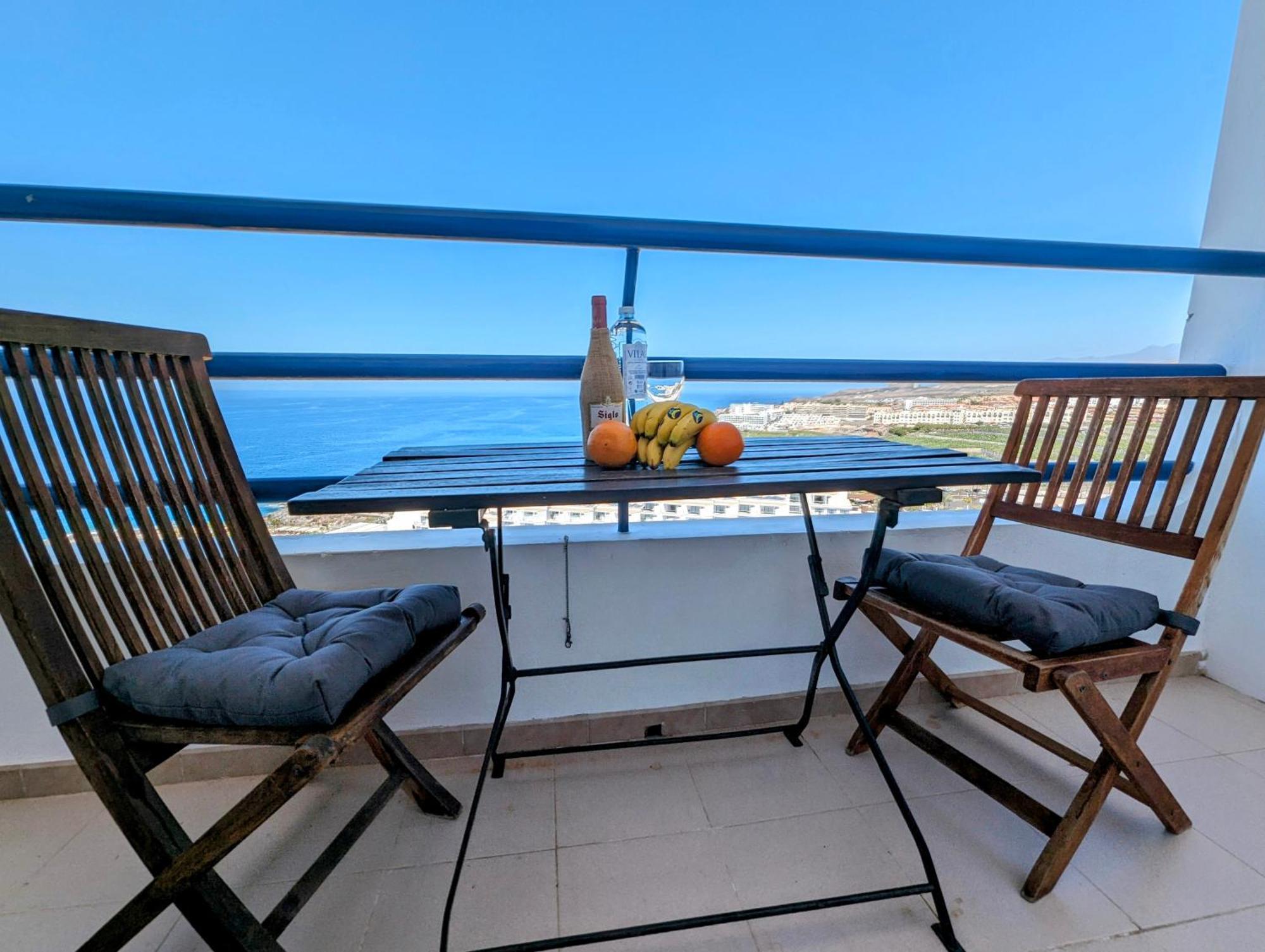 Studio Playa Paraiso Tenerife - Ocean View And Internet Wifi Optical Fiber - For Rent Exterior foto