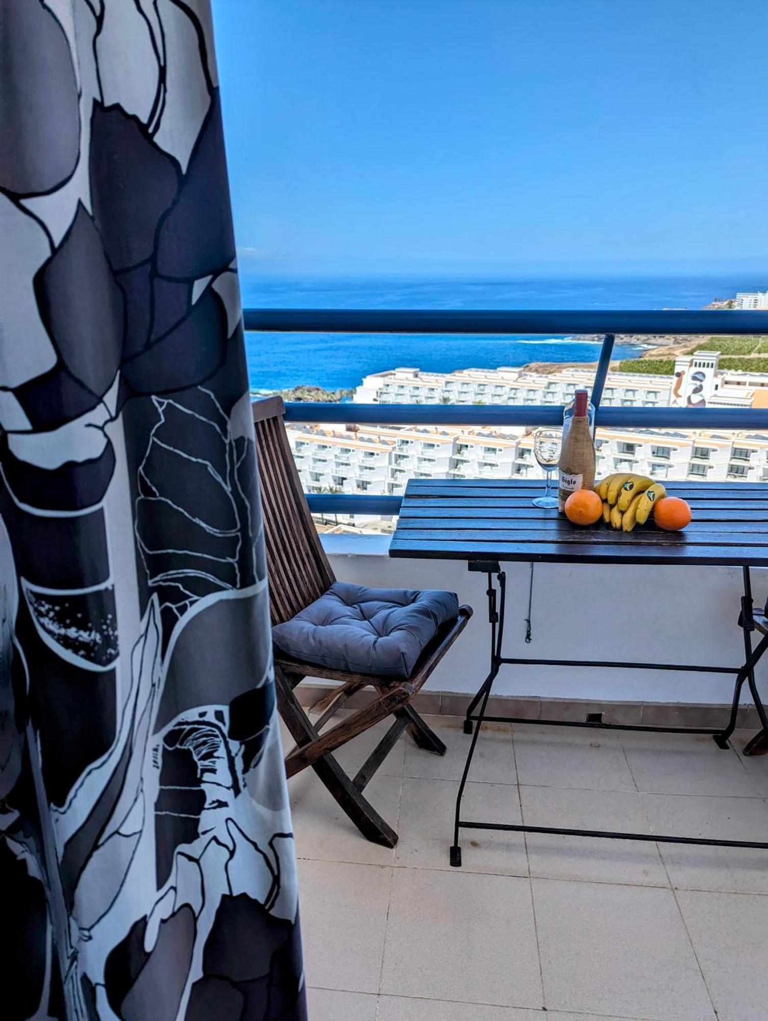 Studio Playa Paraiso Tenerife - Ocean View And Internet Wifi Optical Fiber - For Rent Exterior foto